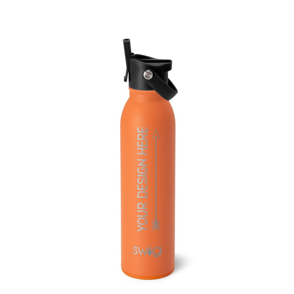 Customized Orange Water Bottle (20oz) Swig Life Wholesale